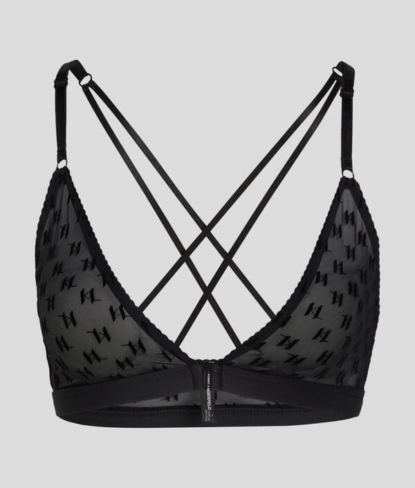 Karl Lagerfeld SOUTIEN-GORGE TRIANGLE EN MESH KL MONOGRAM