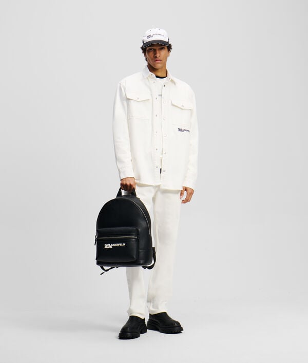 Karl Lagerfeld SURCHEMISE EN JEAN AVEC IMPRIMÉ KARL