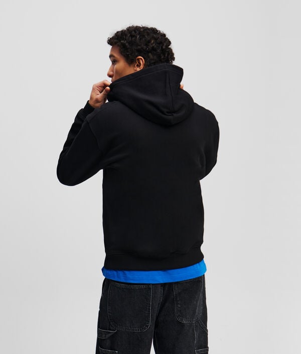 Karl Lagerfeld SWEAT À CAPUCHE ZIPPÉ AVEC LOGO ENCADRÉ