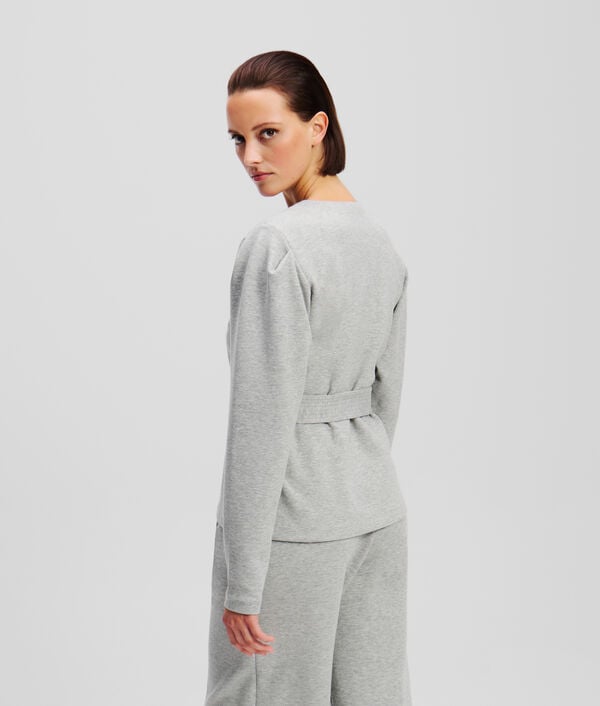 Karl Lagerfeld SWEAT-SHIRT À COL EN V EN DOUBLE JERSEY