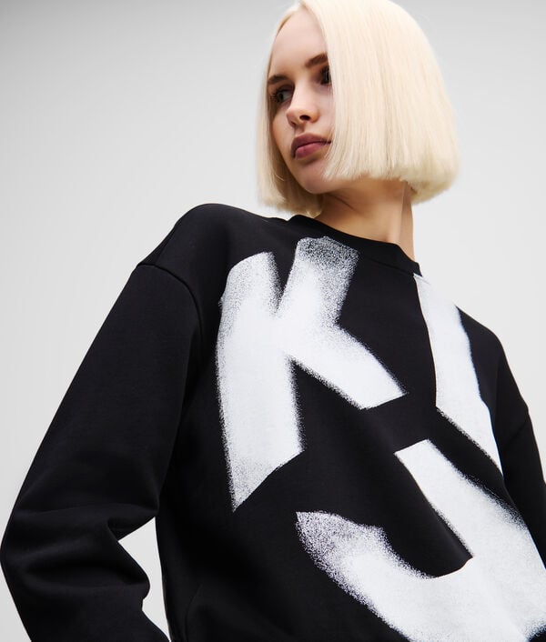 Karl Lagerfeld SWEAT-SHIRT EFFET DÉLAVÉ KLJ MONOGRAM