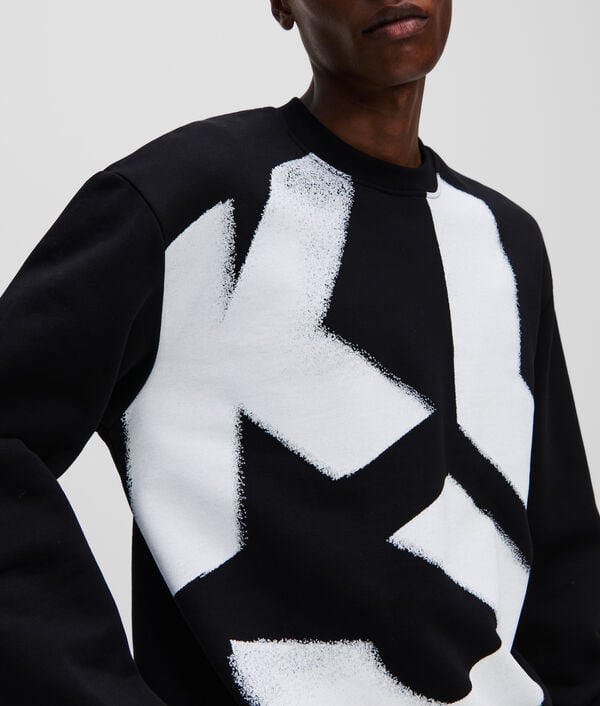Karl Lagerfeld SWEAT-SHIRT EFFET DÉLAVÉ KLJ MONOGRAM