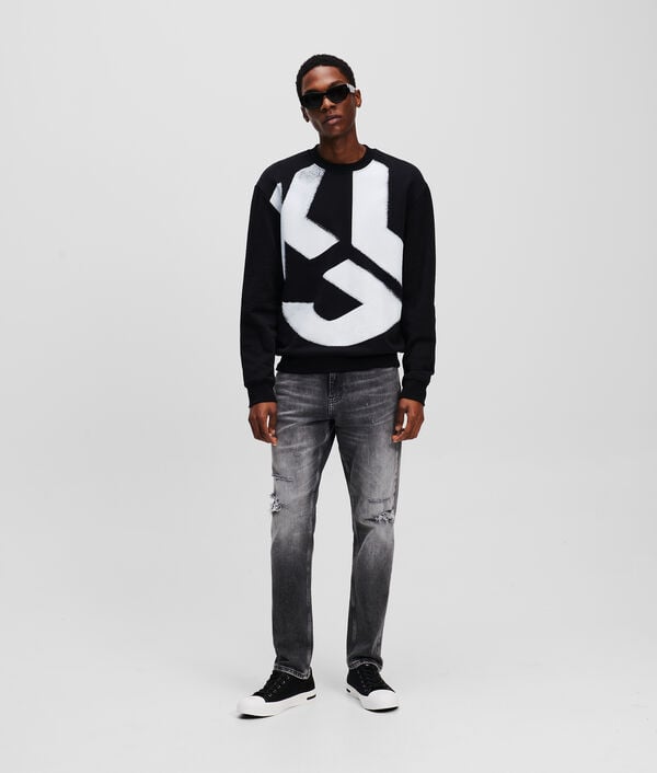 Karl Lagerfeld SWEAT-SHIRT EFFET DÉLAVÉ KLJ MONOGRAM