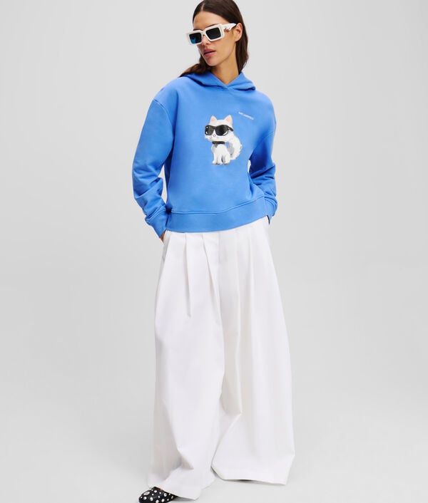 Karl Lagerfeld SWEATSHIRT À CAPUCHE AVEC IKON CHOUPETTE STYLE AQUARELLE