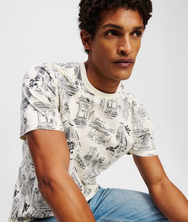 Karl Lagerfeld T-SHIRT À IMPRIMÉ INTÉGRAL KL X JORGE PARRA