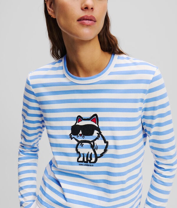 Karl Lagerfeld T-SHIRT À MANCHES LONGUES ET À RAYURES IKON