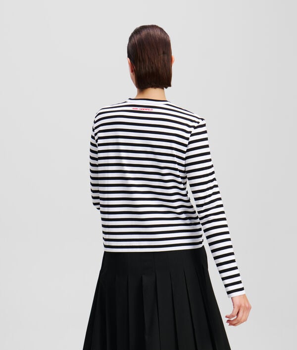 Karl Lagerfeld T-SHIRT À MANCHES LONGUES ET À RAYURES IKON