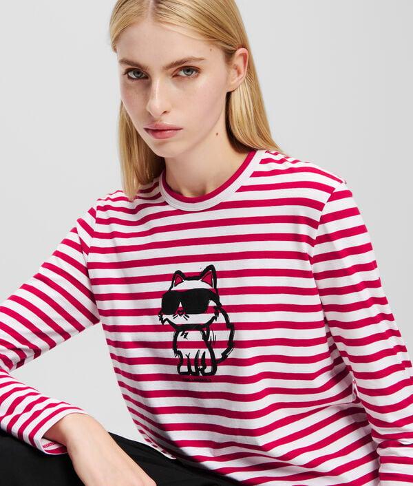 Karl Lagerfeld T-SHIRT À MANCHES LONGUES ET À RAYURES IKON