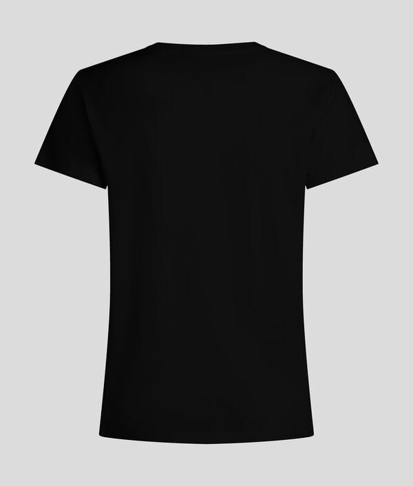 Karl Lagerfeld T-SHIRT À STRASS AVEC KARL SIGNATURE