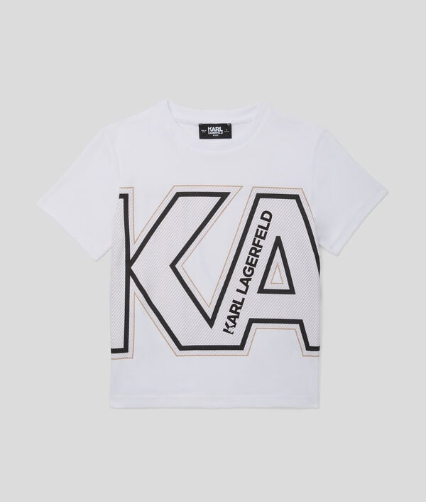 karl lagerfeld T-SHIRT AVEC GRAND LOGO KARL POUR GARÇONS