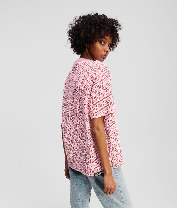 Karl Lagerfeld T-SHIRT AVEC LE MONOGRAMME KLJ SUR L'ENSEMBLE