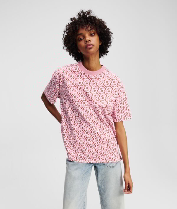 karl lagerfeld T-SHIRT AVEC LE MONOGRAMME KLJ SUR L'ENSEMBLE