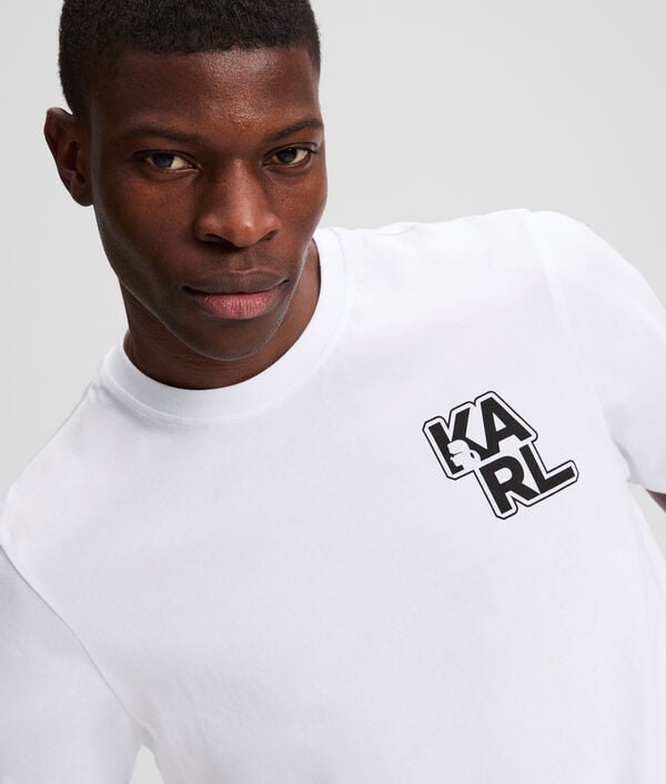 Karl Lagerfeld T-SHIRT ESPRIT UNIVERSITAIRE À LOGO KARL