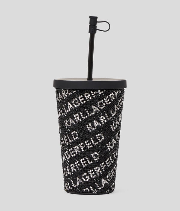 karl lagerfeld TASSE À EMPORTER AVEC LOGO KARL EN STRASS