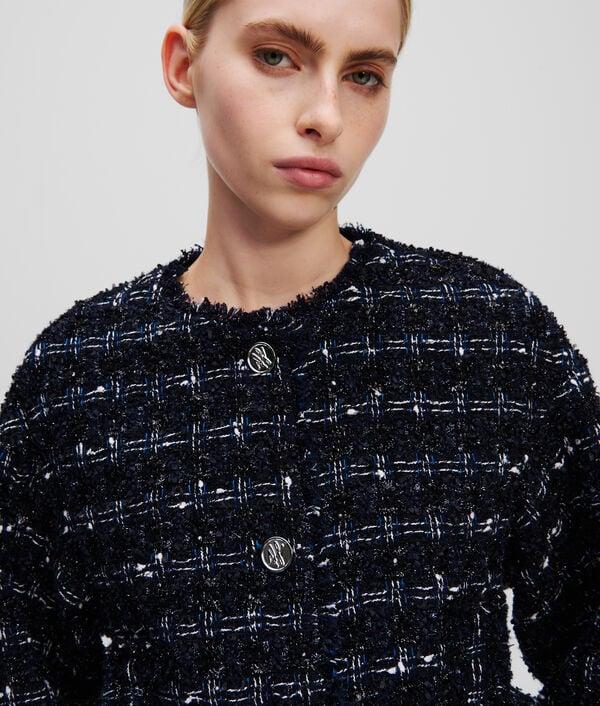 Karl Lagerfeld VESTE BOMBER EN BOUCLÉ KARL ESSENTIAL