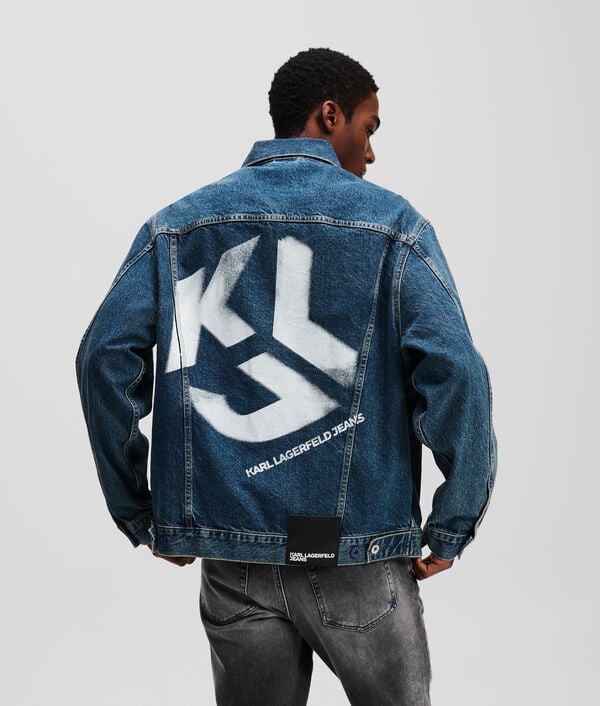 karl lagerfeld VESTE EN JEAN DÉCONTRACTÉE KLJ MONOGRAM