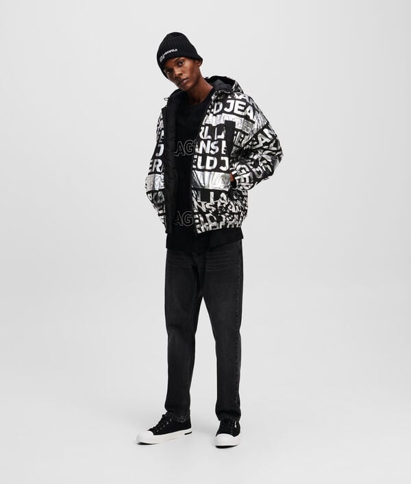 Karl Lagerfeld VESTE MATELASSÉE À LOGO FAÇON ALL-OVER KLJ