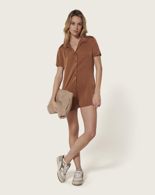 karma koma Combinaison courte en soie Rita JALAPENOS