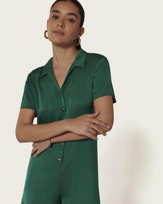 karma koma Combinaison courte en soie Rita JALAPENOS