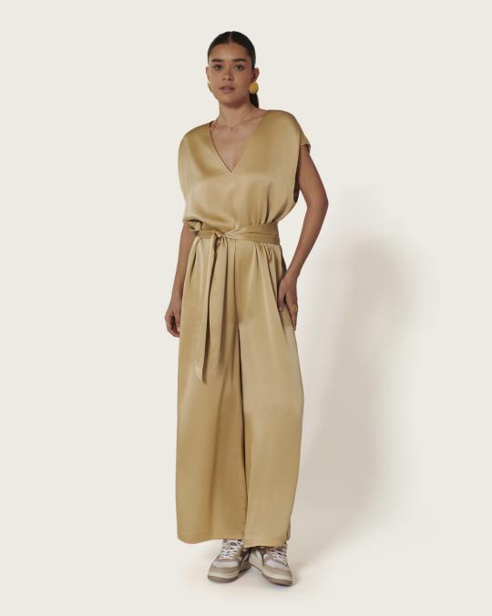 Karma Koma Combinaison Longue En Soie Alicante CANELLE