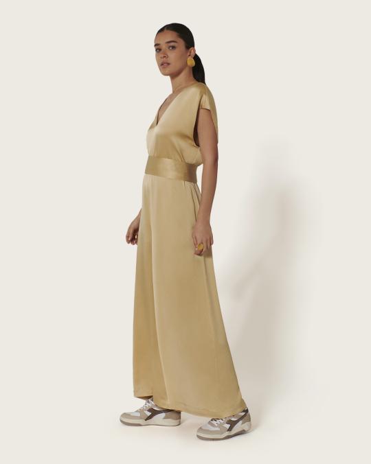 Karma Koma Combinaison Longue En Soie Alicante CANELLE