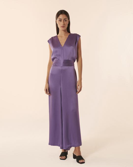 Karma Koma Combinaison Longue En Soie Alicante CANELLE