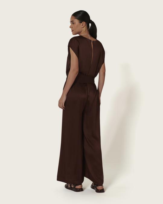 Karma Koma Combinaison Longue En Soie Alicante CANELLE