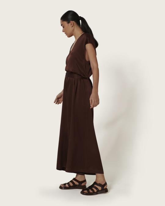 Karma Koma Combinaison Longue En Soie Alicante CANELLE