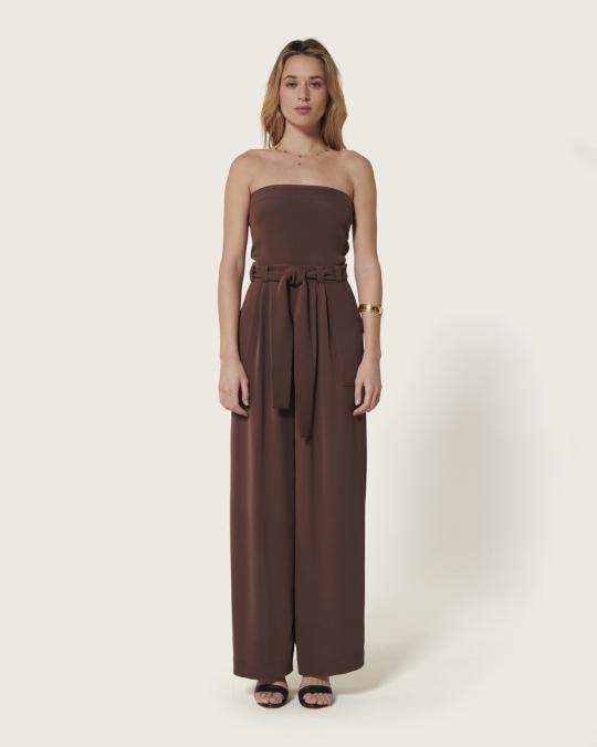 Karma Koma Combinaison Longue En Soie Harrison SOLEIL VERT