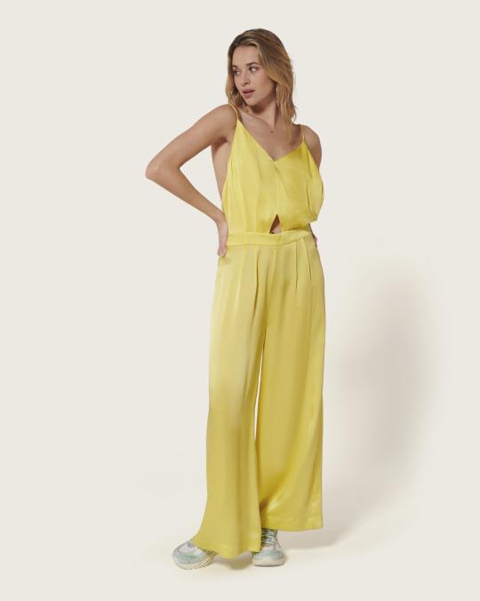 Karma Koma Combinaison Longue En Soie Swan COCA CHERRY