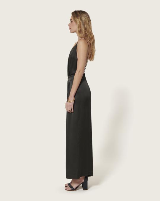 Karma Koma Combinaison Longue En Soie Swan COCA CHERRY