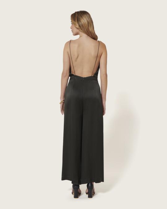 Karma Koma Combinaison Longue En Soie Swan COCA CHERRY