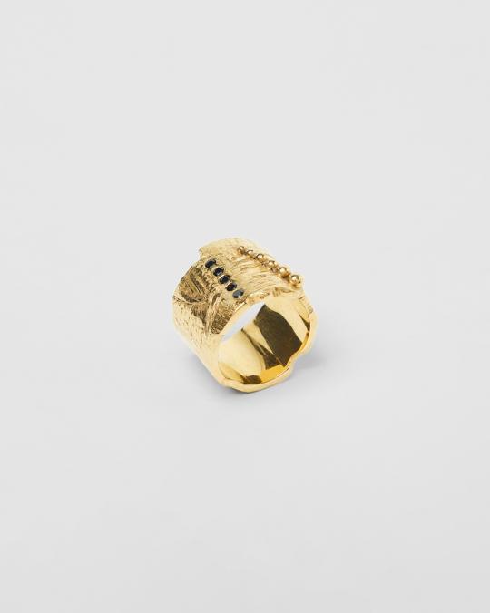 Karma Koma Bague Boule GOLD MAT