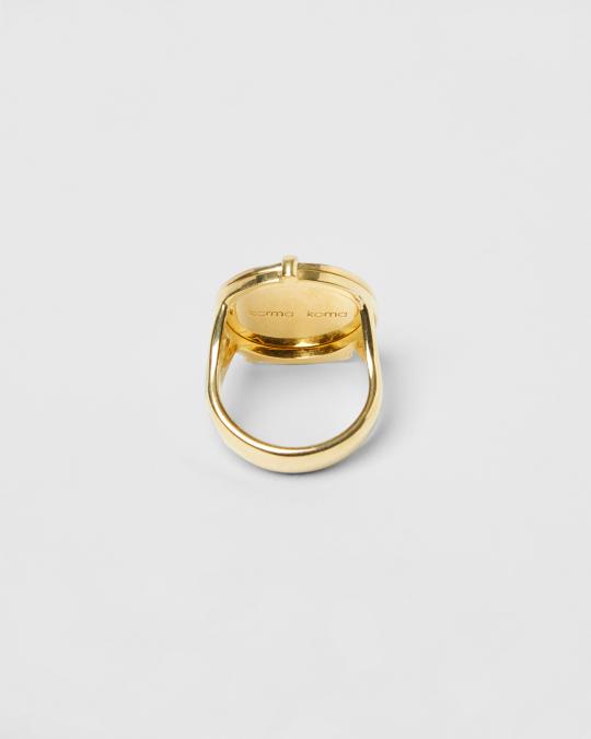 Karma Koma Bague Peacock Gold
