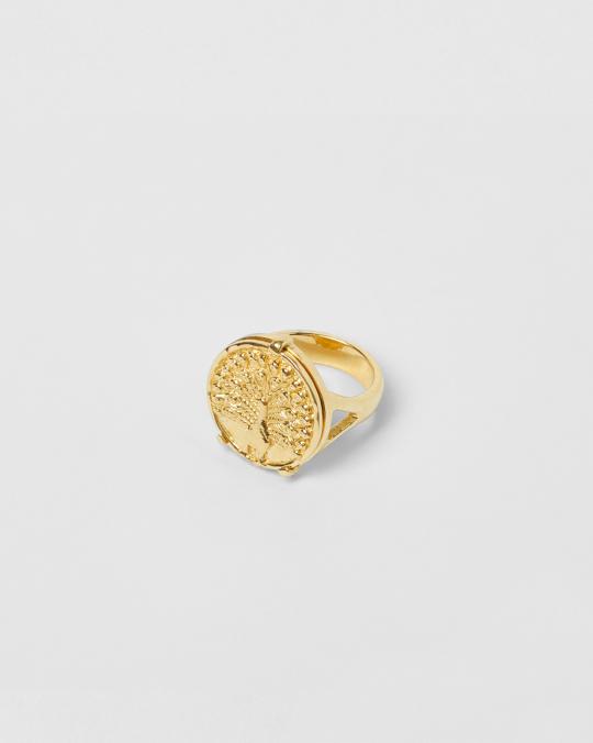 karma koma Bague Peacock Gold