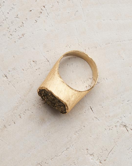 Karma Koma Bague Pepita GOLD MAT
