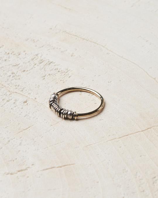 Karma Koma Bague Santi MIX SILVER GOLD