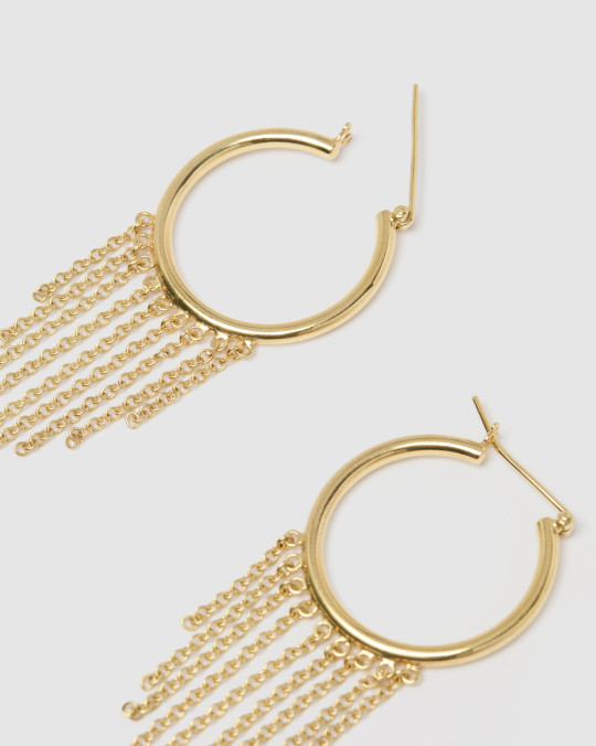 Karma Koma Boucles D'oreilles Fall Gold