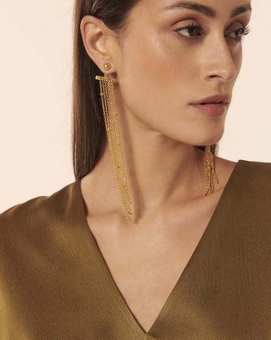 Karma Koma Boucles D'oreilles Milky Way Gold