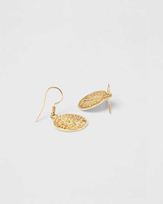 Karma Koma Boucles D'oreilles Peacock Gold