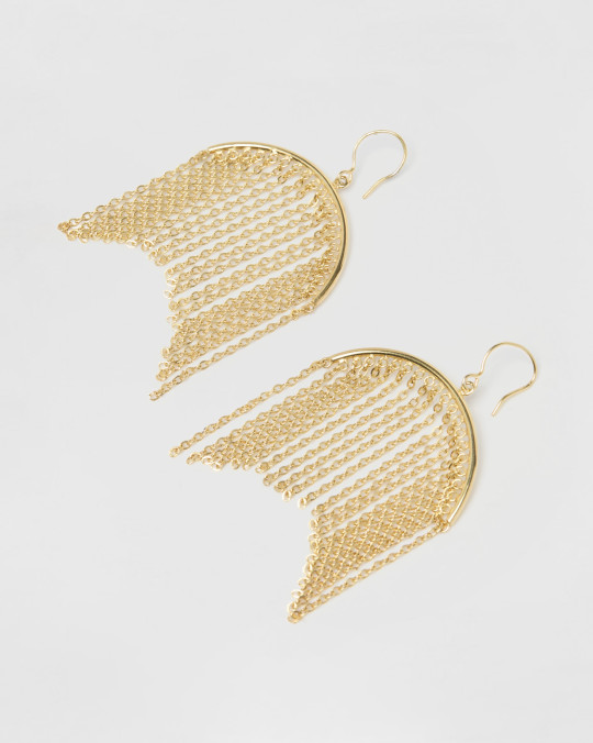 karma koma Boucles d'oreilles Wall Gold