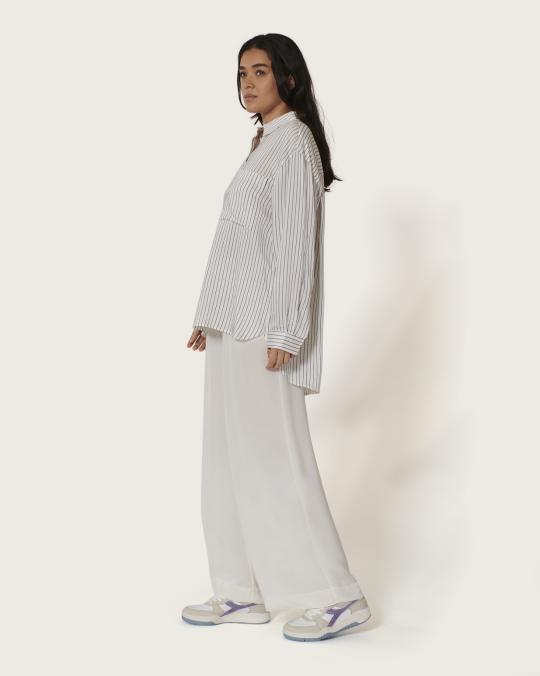 Karma Koma Chemise En Soie Rover SNOW