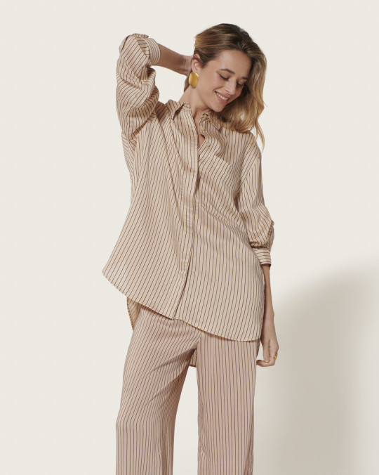 Karma Koma Chemise En Soie Rover SNOW