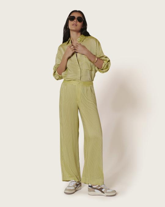 Karma Koma Chemise En Soie Rover SNOW