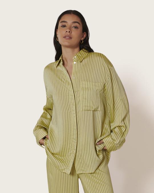 karma koma Chemise en soie Rover SNOW