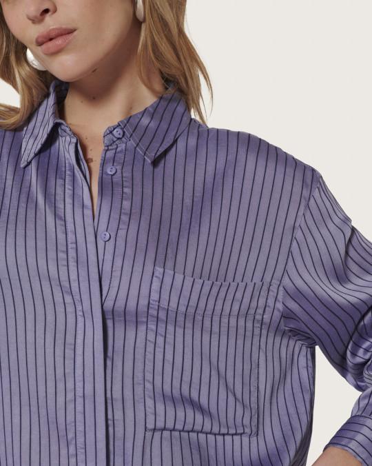 Karma Koma Chemise En Soie Rover SNOW