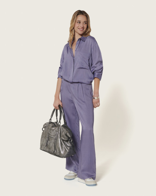 Karma Koma Chemise En Soie Rover SNOW