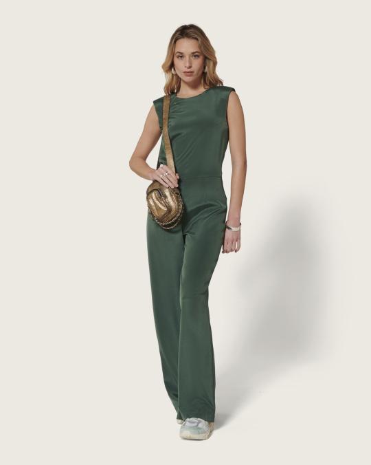 Karma Koma Combinaison Longue En Soie Gery BLACK