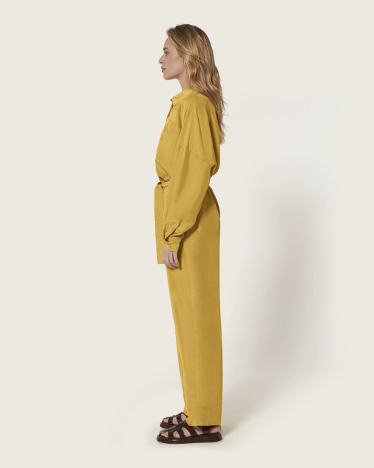 Karma Koma Combinaison Longue En Soie Imane CIGARE