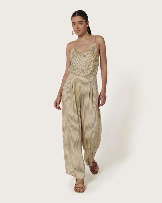 Karma Koma Combinaison Longue En Soie Rover GINGER